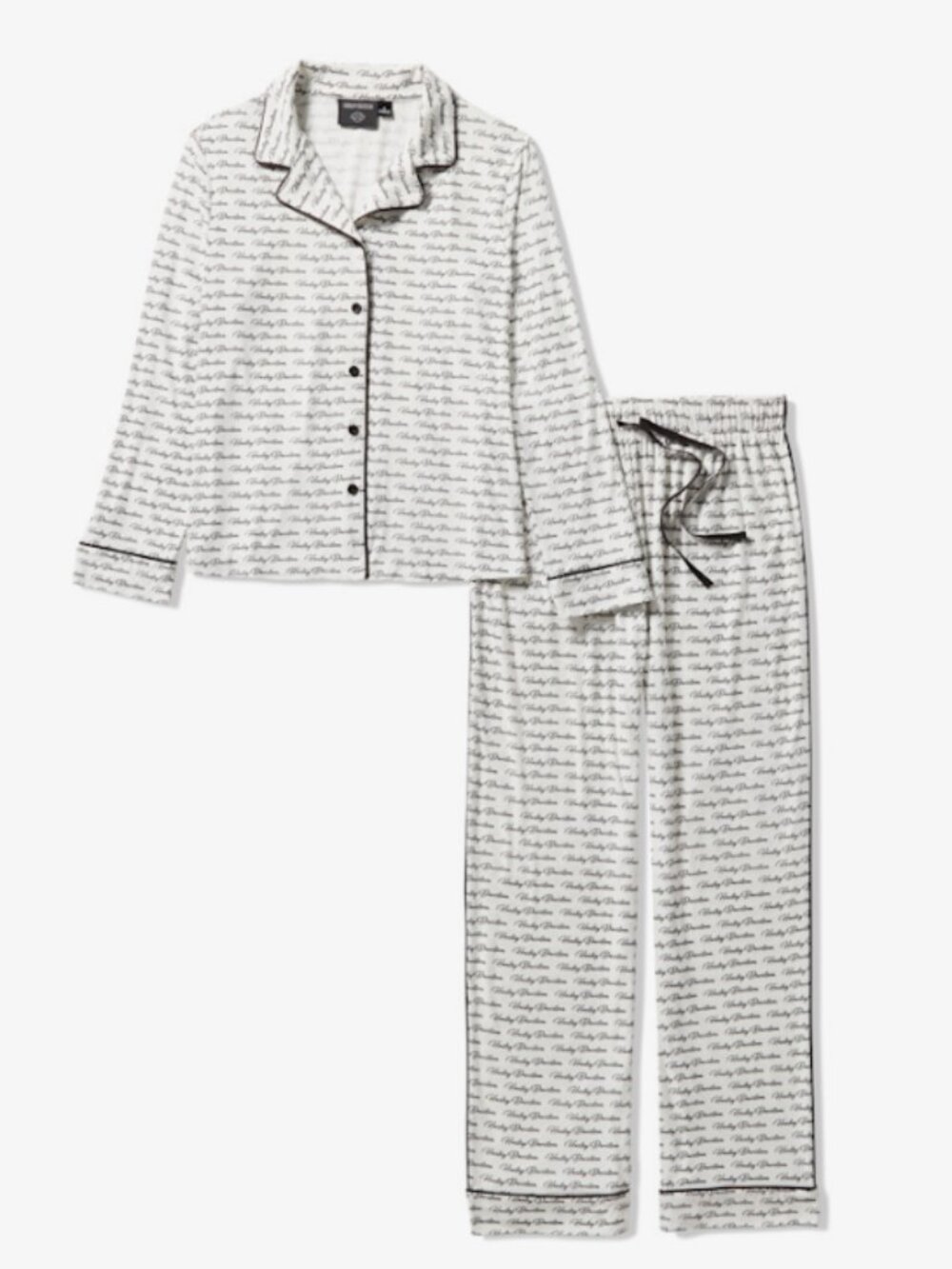 Women's H-D Button Front Pajama Set